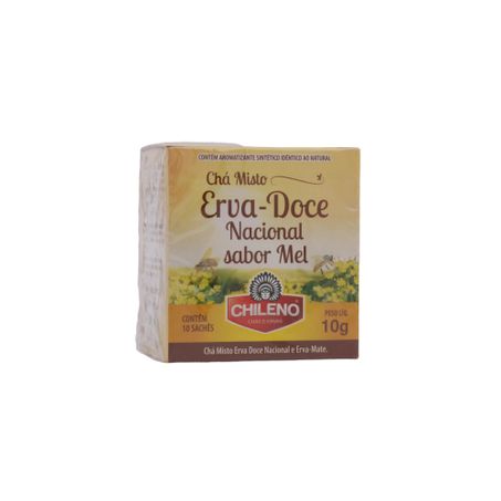 Chá Chileno Erva-Doce-Nacional e Mel Caixa com 10un - 10gr 360-58