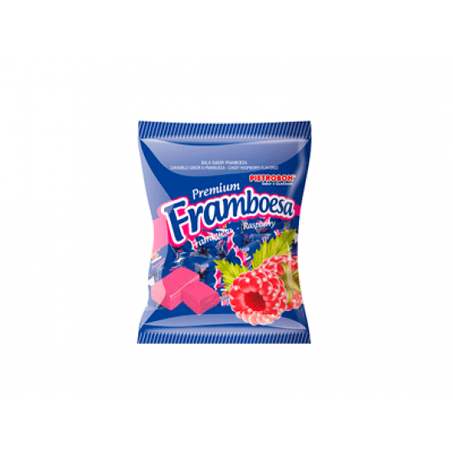 Bala pietrobon premium framboesa 250g