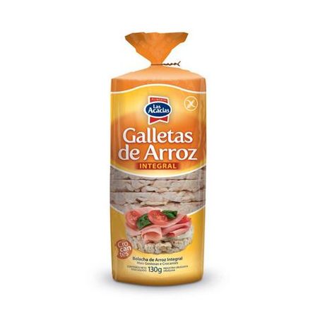 Biscoito Arroz Integral Las Acacias 130g