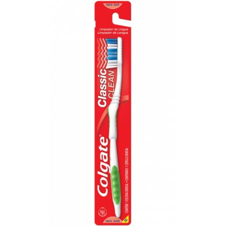 Escova dental colgate classic clean macia un