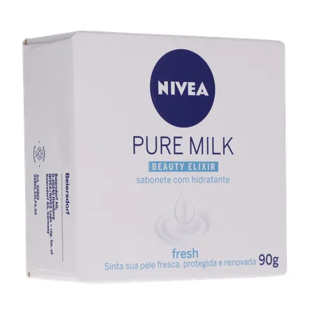 Sabonete nivea hidratante pure milk fresh caixa 90g 360-33