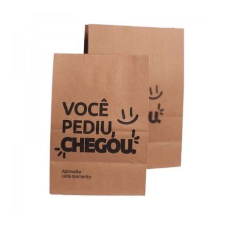 SACO DELIVERY TAM 3 M VOCE PEDIU CHEGOU 32X22X12