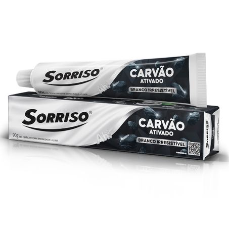 CR DENTAL SORRISO 90G CARVÃO ATIVADO