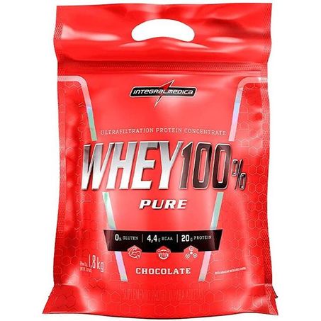 Whey 100% Chocolate Integral Médica 1,8Kg