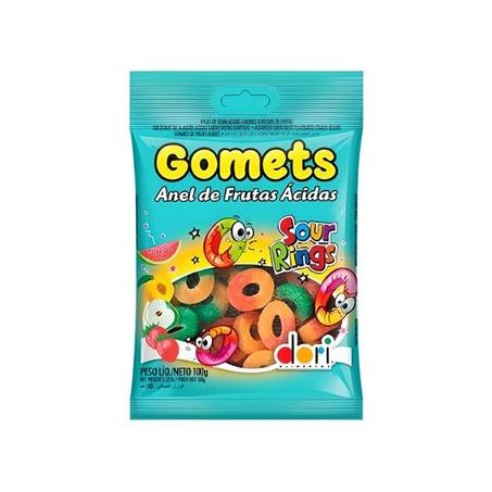 Gomets dori anel frutas acidas 150g