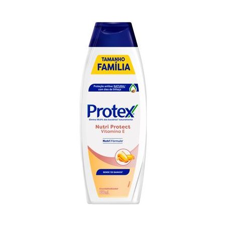 Sabonete Líquido Antibacteriano Protex Nutri Protect Vitamina E Frasco Tamanho Família 650ML