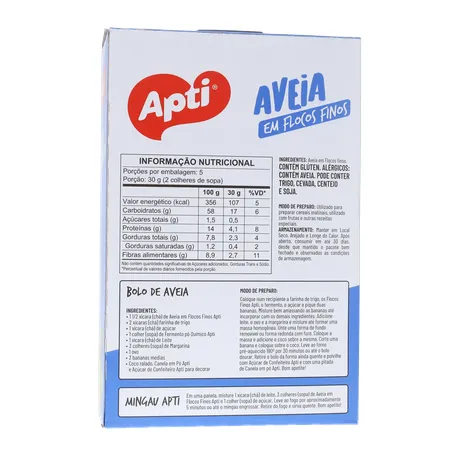 Aveia Apti Flocos Finos Caixa 150g 
  360-17