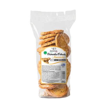 BISCOITO PANINE PALMERITAS FOLHAS 200G