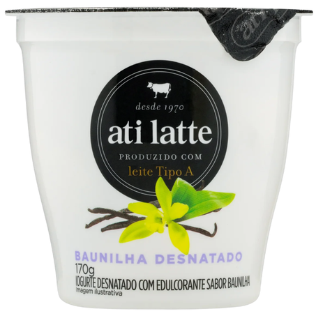 IOGURTE ATILATTE BAUNILHA DESNATADO 170G