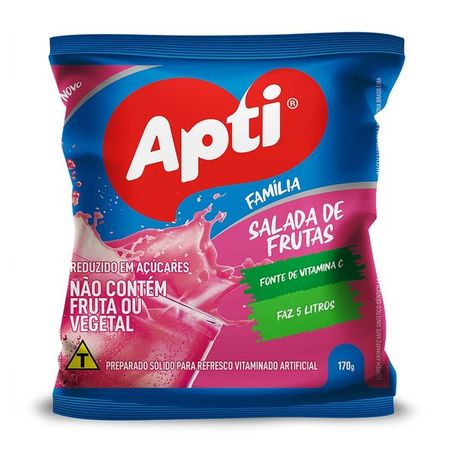 Refresco apti salada de frutas familia pacote 170g