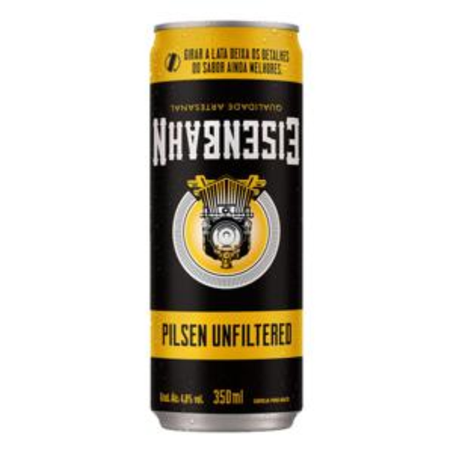 Eisenbahn unfiltered lt 350ml.cerveja