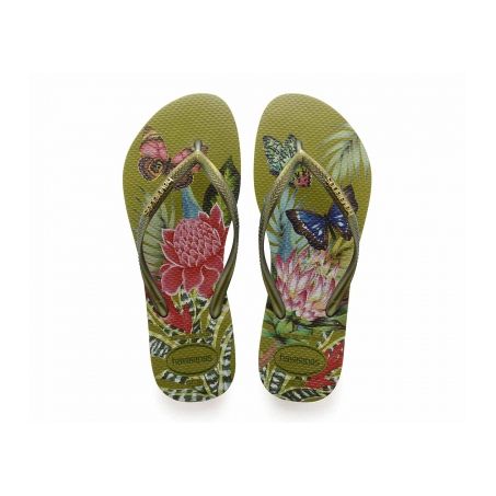 SAND HAVAIANAS SLIM TROPICAL VERD CAMO 37/38