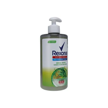 Sabonete Líquido Rexona Antibacteriano Erva Doce 500Ml  360-33