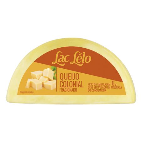 QUEIJO COLONIAL FRACIONADO LAC LÉLO