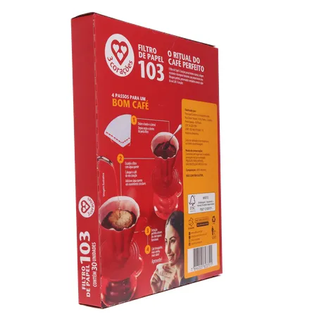 FILTRO PAPEL 3 CORAÇÕES 103 30UN 360-13