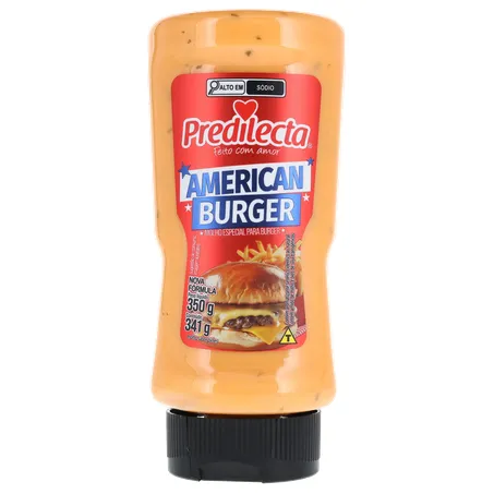 MOLHO PARA BURGUER PREDILECTA AMERICAN BURGER 350G