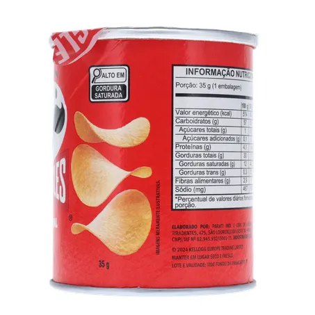 Salgadinho de Batata Pringles Sabor Original  Lata 35gr 360-6