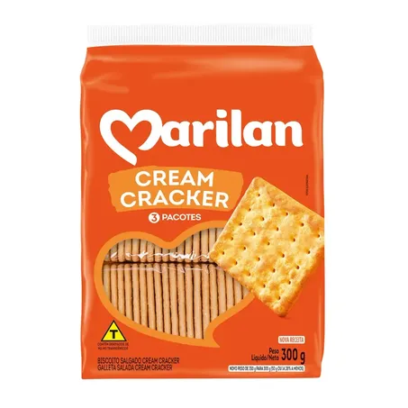 Biscoito Marilan 300g Cream Cracker Manteiga