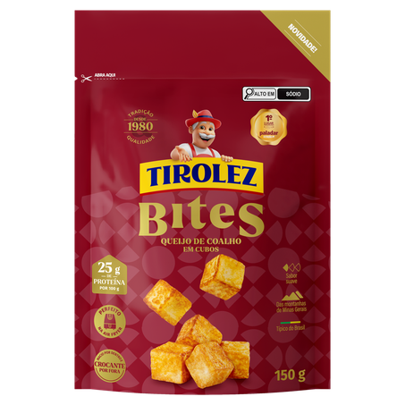 Queijo Coalho Bites em Cubos 150g