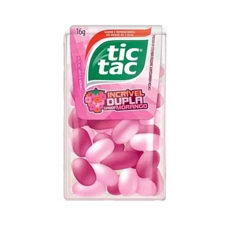 Bala Tic Tac Morango 16G
