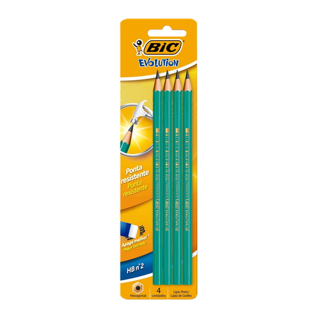 Lapis Bic 4un Evolution Grafite