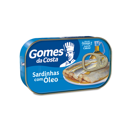 SARDINHA GOMES DA COSTA COM OLEO 125G