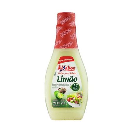 MOLHO P/ SALADA KISABOR LIMÃO 240ML