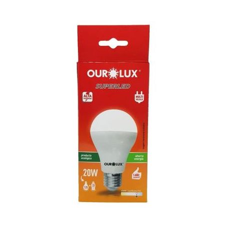LAMPADA OUROLUX SUPERLED 20W BIVOLT 6500K