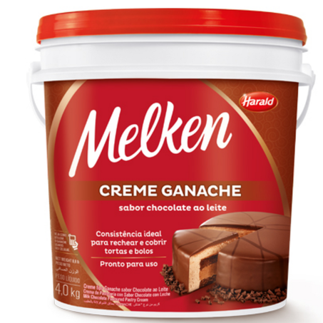 Creme ganache harald melken ao leite 4kg