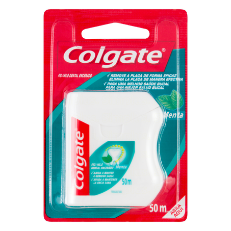 Fio Dental Encerado Menta Colgate 50m