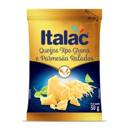 Queijo ralado grana/parm. italac 50g