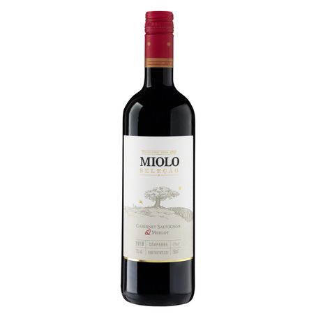 VINHO TINTO SECO SELEÇÃO MIOLO CABERNET SAUVIGNON MERLOT CAMPANHA
