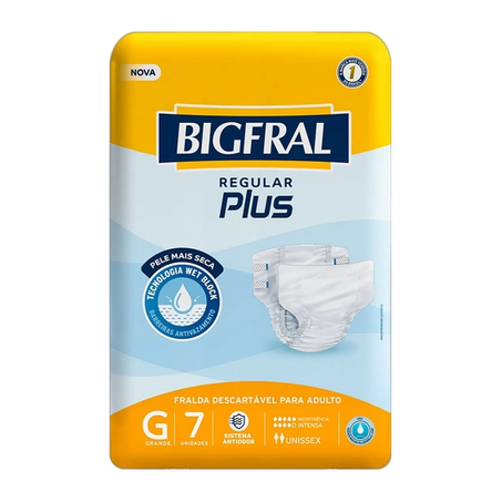 FRALDA ADULTO BIGFRAL PLUS G 7UN
