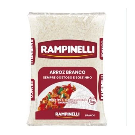 Arroz branco rampinelli 1kg