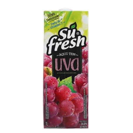 Bebida Néctar Sufresh Uva Caixa 1l 
  360-18