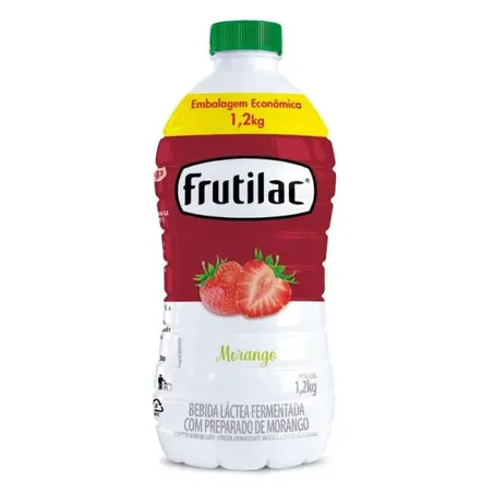 BEBIDA LÁCTEA FRÚTILAC MORANGO GARRAFA 1200G