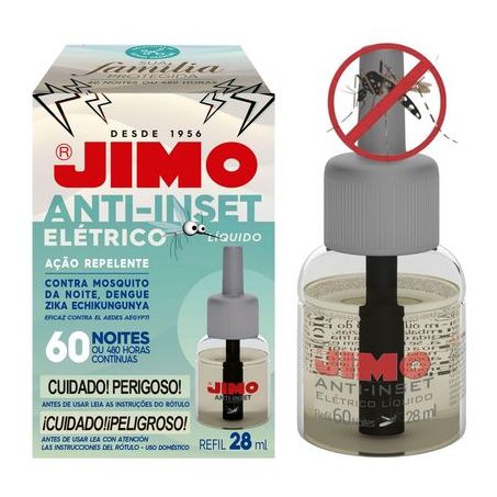 JIMO Anti Inset Elétrico Repelente de Ambiente Contra Mosquitos Dengue Pernilongos Líquido ou Pastilha Refil Líquido Kit 60 Noites