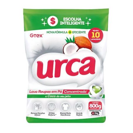 LAVA ROUPAS URCA 800G COCO SACHE