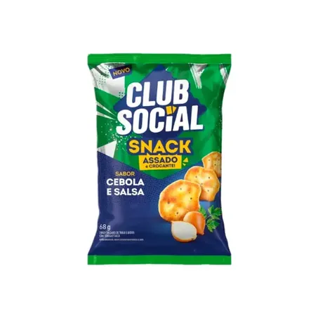 Salgadinho snack club social cebola e salsa 68gr*