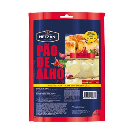 F PAO DE ALHO MEZZANI PICANTE