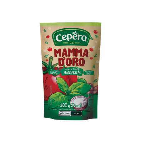 MOLHO TOMATE MAMMADORO 300G MANJERICAO