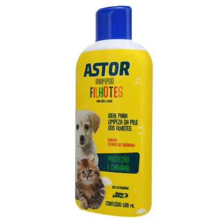 SHAMPOO ASTOR FILHOTES CAES E GATOS 500ML 360-3