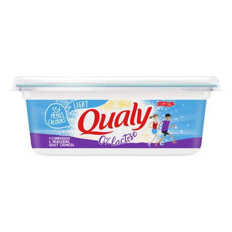 MARGARINA COM SAL LIGHT ZERO LACTOSE QUALY 250G