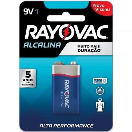 BATERIA ALCALINA 9V RAYOVAC