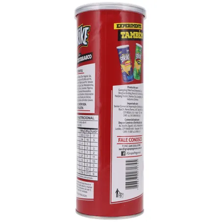 SALGADINHO BATATA STRIKE CHURRASCO POTE 90G 360-20