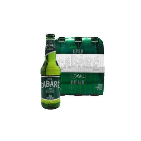 CERVEJA CABARE LN 330ML PURO MALTE C/6UND