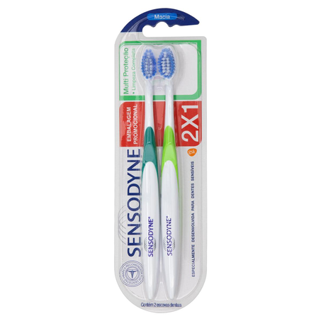 Escova Dental Sensodyne Com 2 Escovas -  Multiproteção
