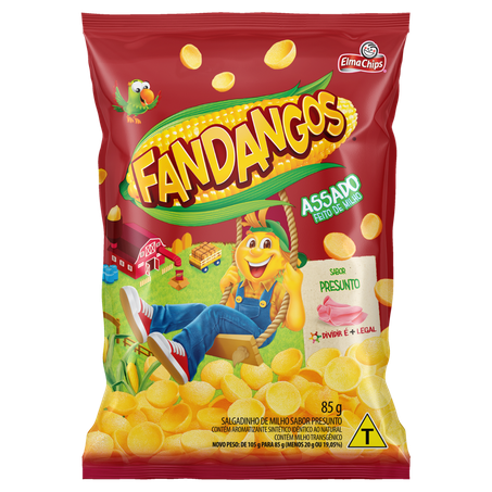 Salgadinho Elma Chips Fandangos Presunto Pacote 85g 
 
