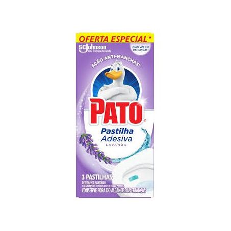 PASTILHA ADESIVA PATO LAVANDA 3UN (061149)