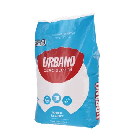 Farinha de Arroz Urbano Sem Glúten Pacote 1Kg 360-2